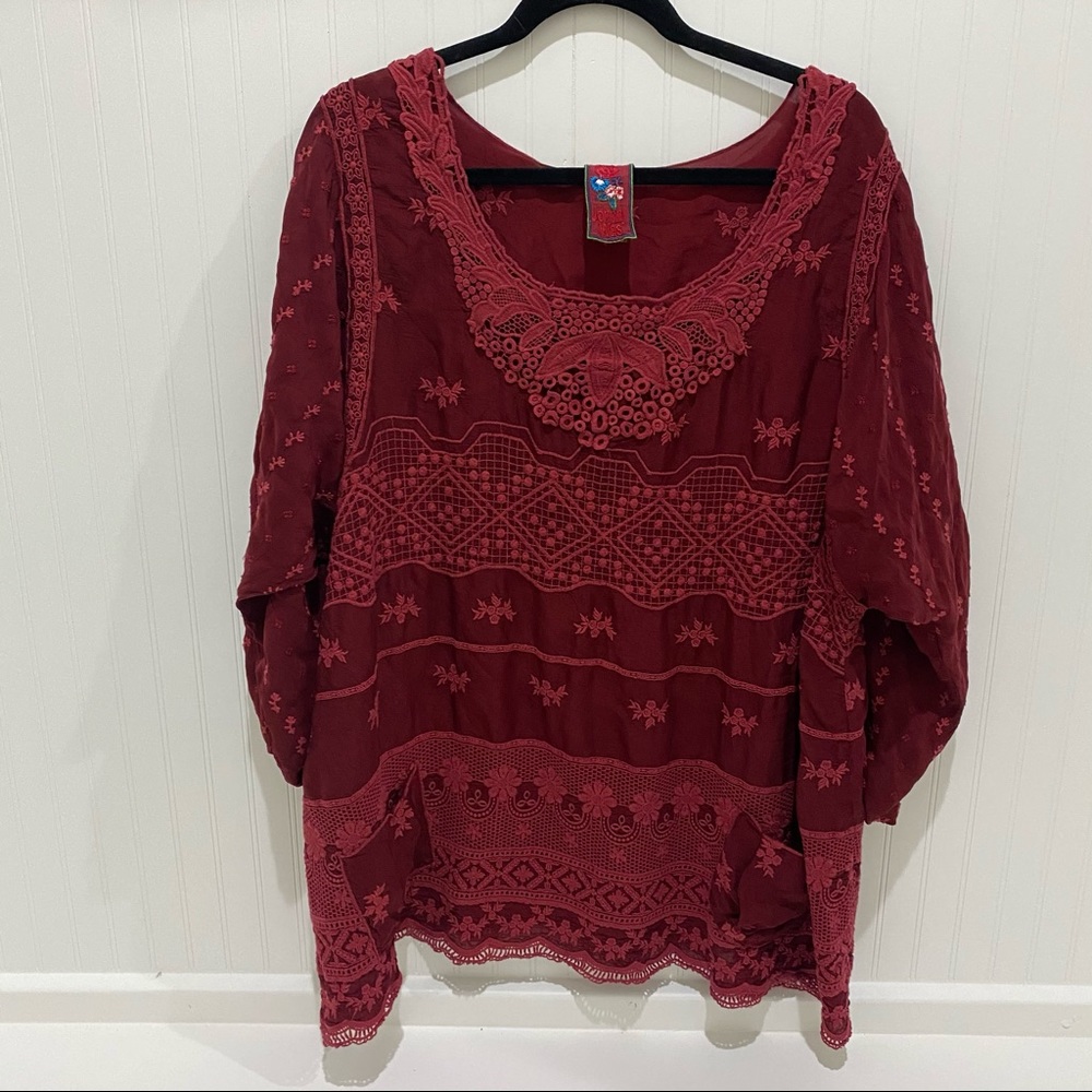Johnny Was Embroidered Tunic